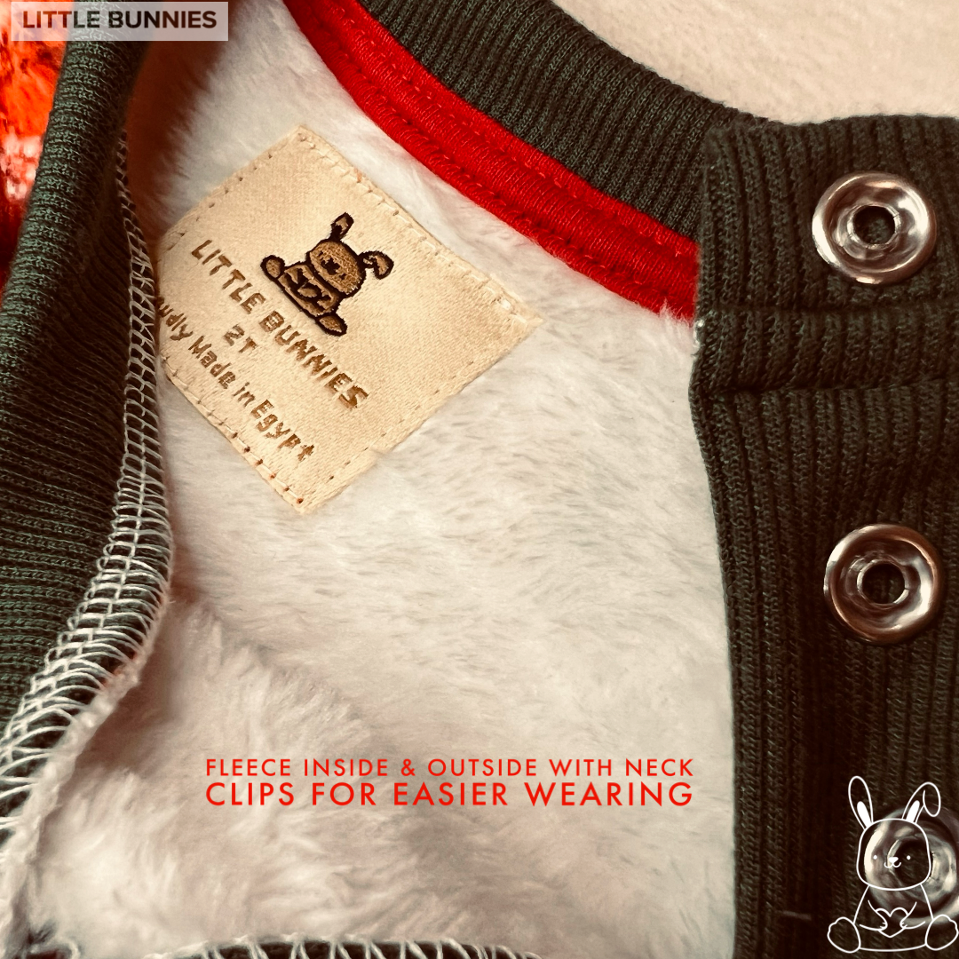 Red Christmas Fleece Pyjama