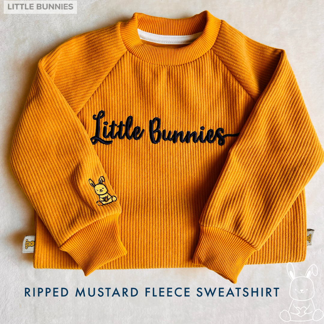 Little Bunnies Ribbed Sweatshirt