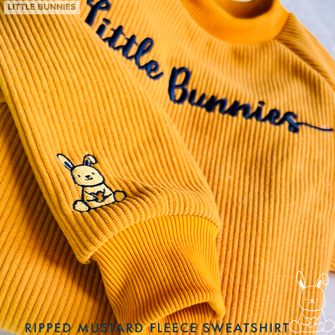 Little Bunnies Ribbed Sweatshirt