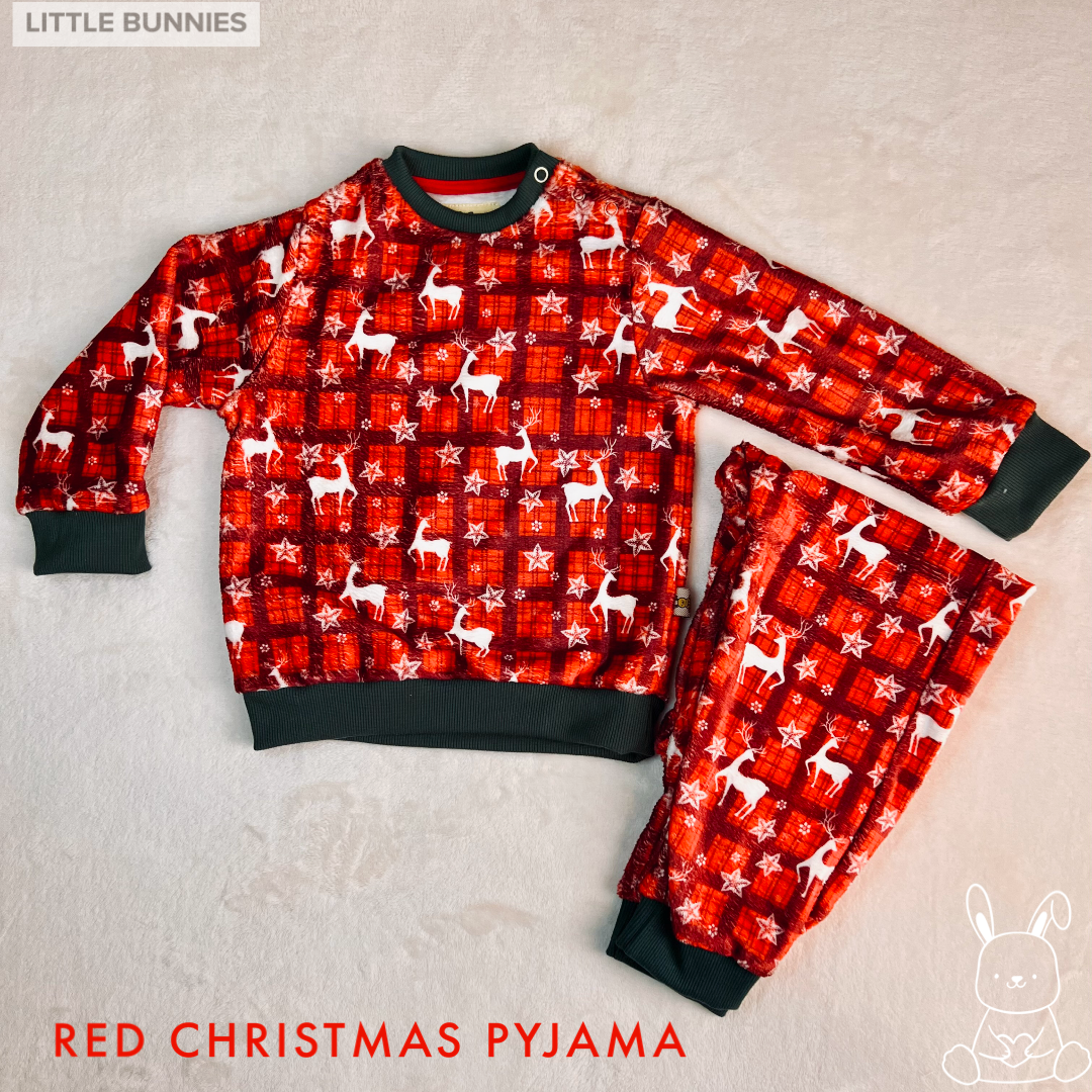 Red Christmas Fleece Pyjama