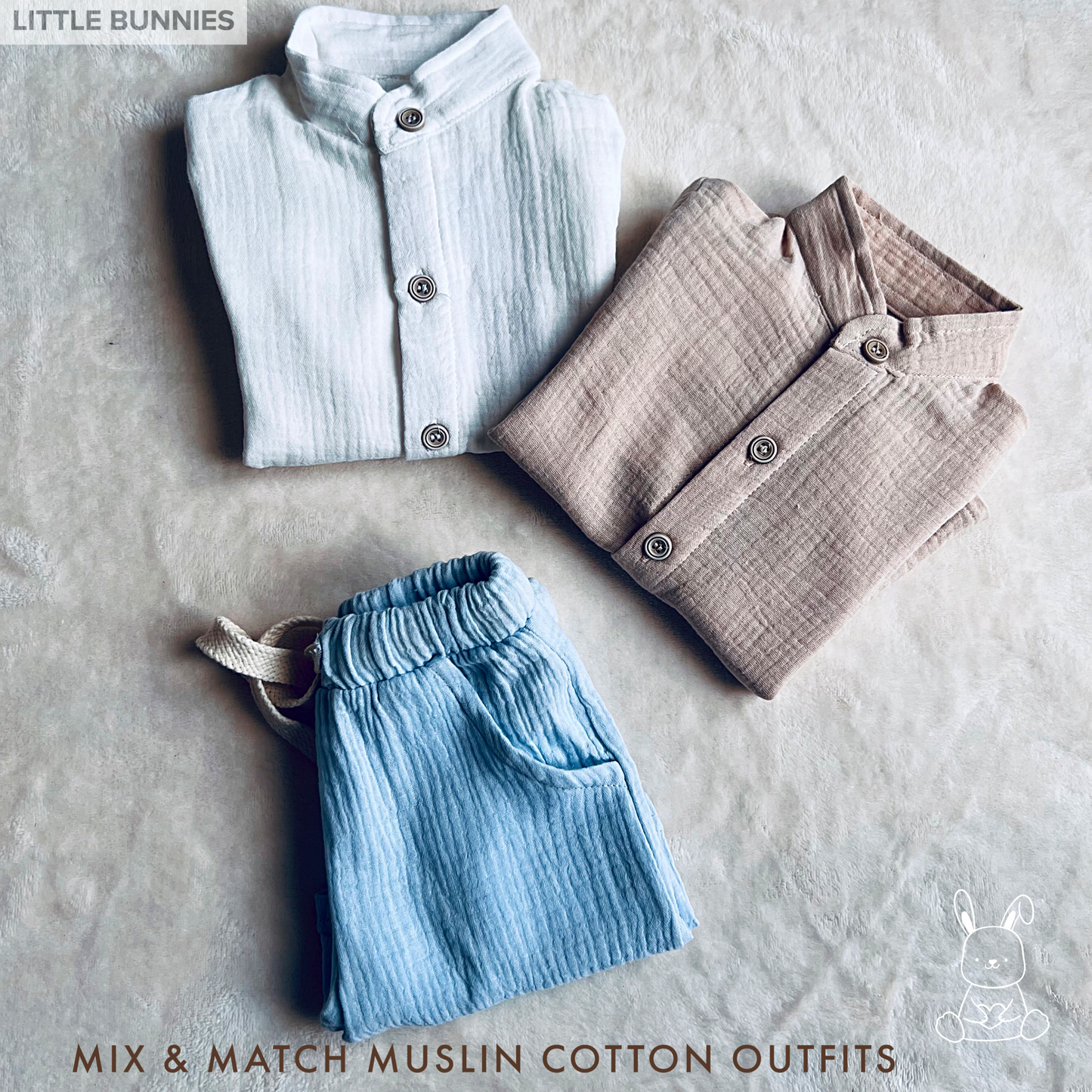 Muslin Summer Shirt for Boys