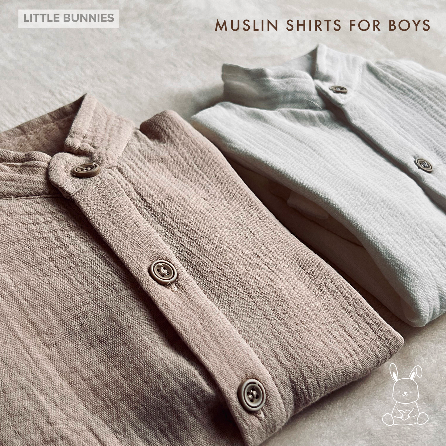 Muslin Summer Shirt for Boys