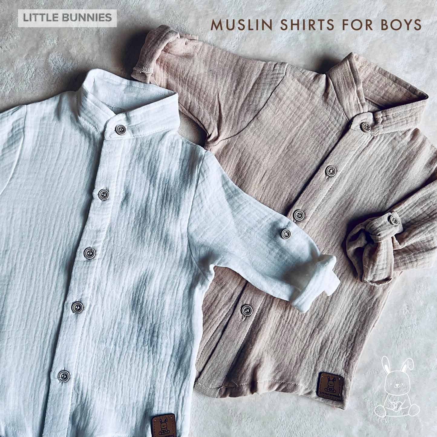Muslin Summer Shirt for Boys