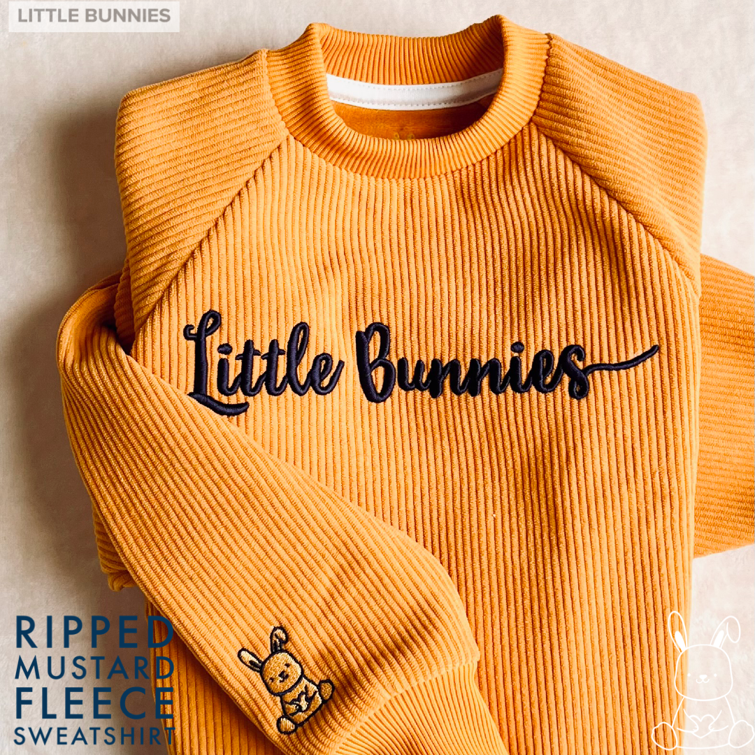 Little Bunnies Ribbed Sweatshirt