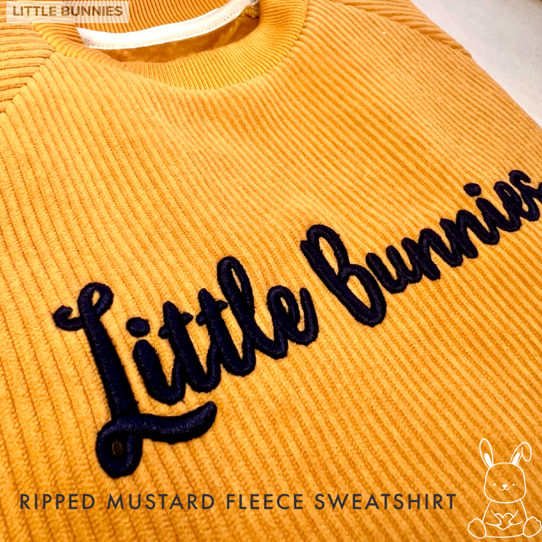 Little Bunnies Ribbed Sweatshirt