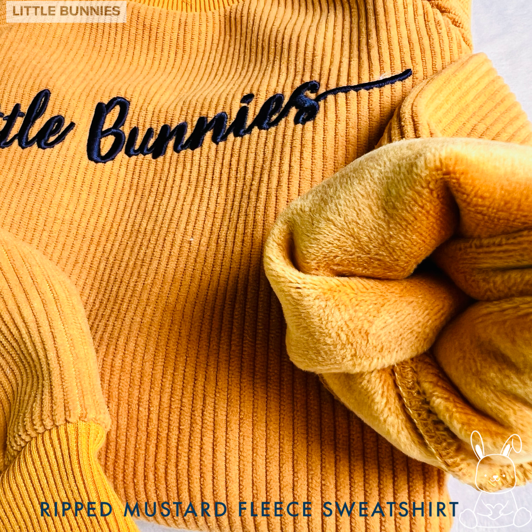 Little Bunnies Ribbed Sweatshirt