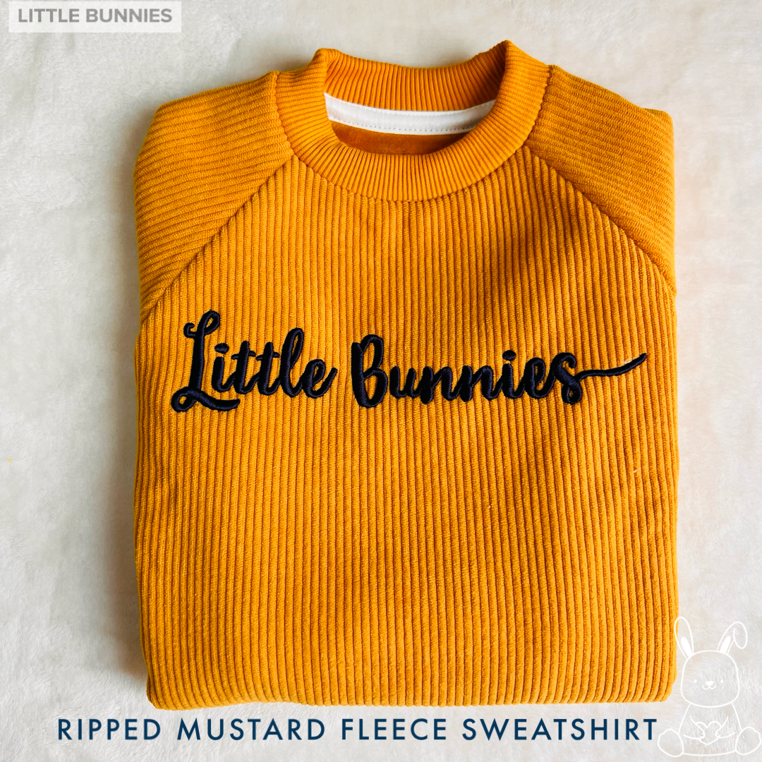 Little Bunnies Ribbed Sweatshirt