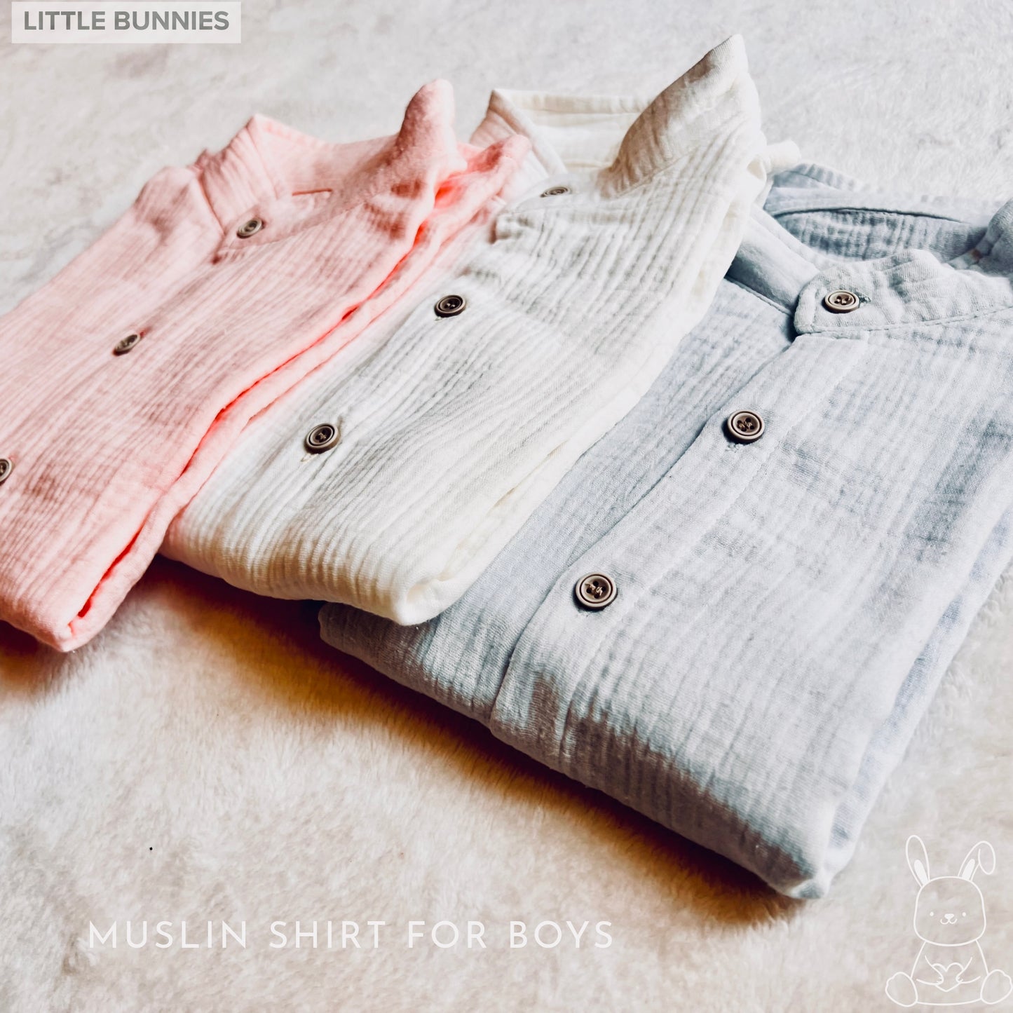 Muslin Summer Shirt for Boys