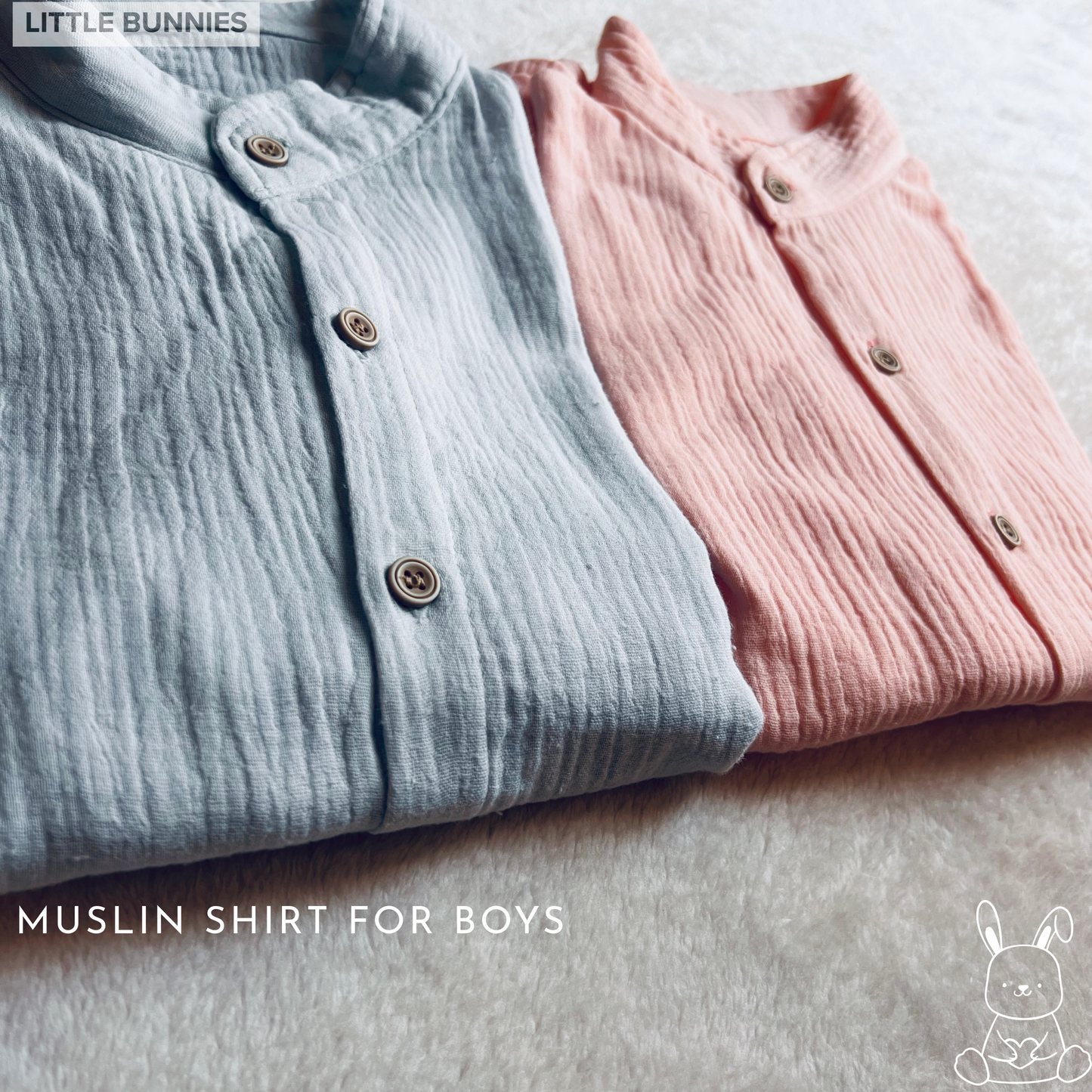 Muslin Summer Shirt for Boys