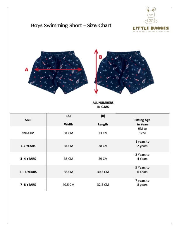 Boat Beacon SwimWear for Boys