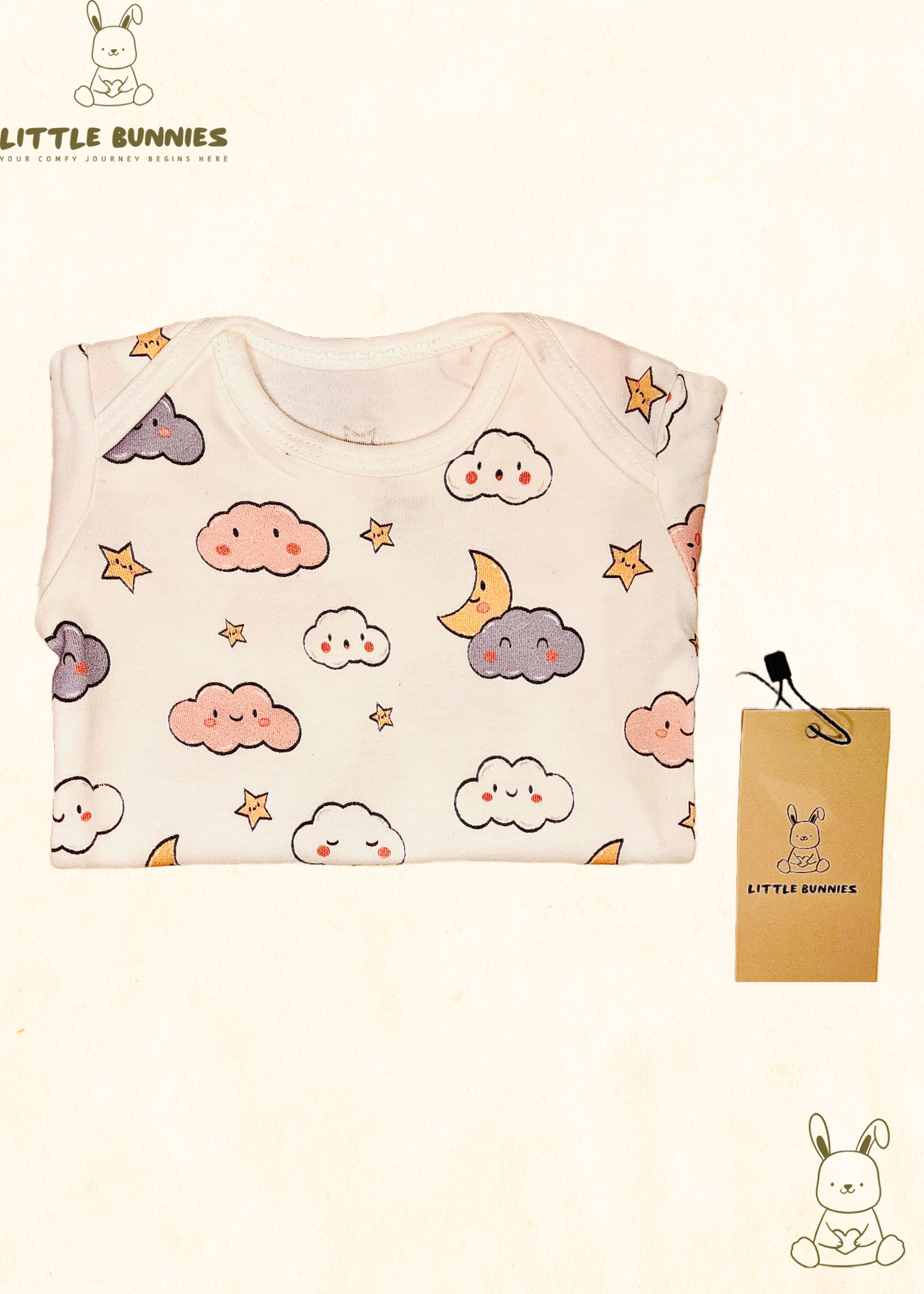 Half Sleeve Basic Twinkle Little Star Onesie