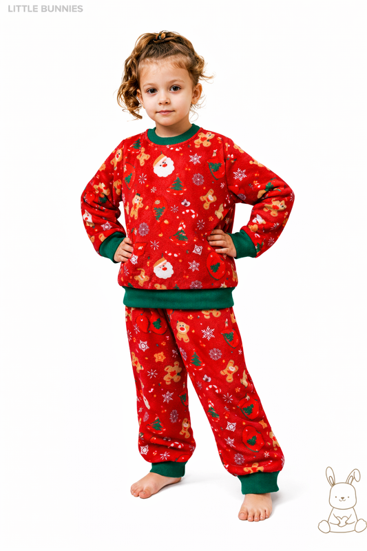 Ginger Breadman Fleece Pyjama