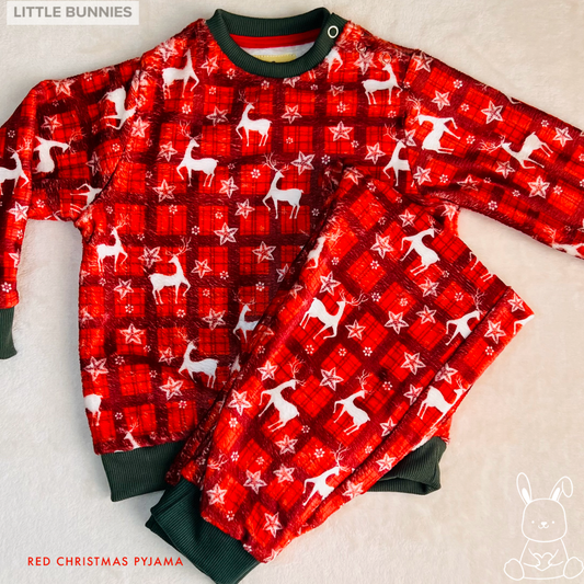 Red Christmas Fleece Pyjama