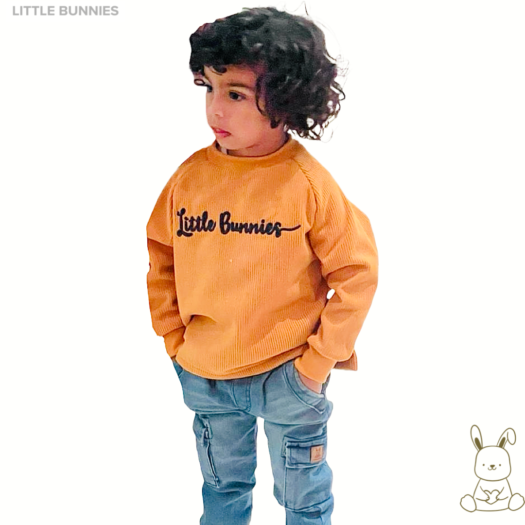 Little Bunnies Ribbed Sweatshirt