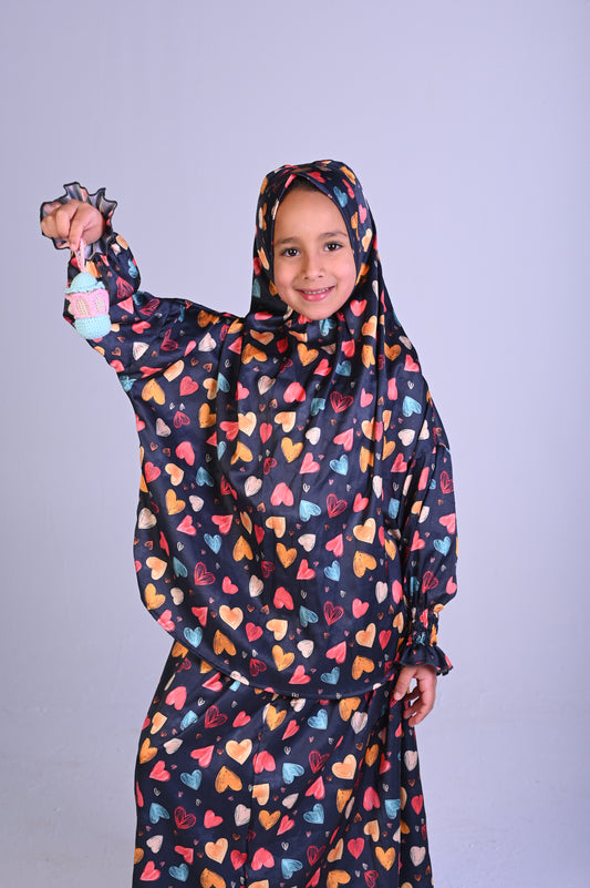 Hearts Satin Isdal Set Box