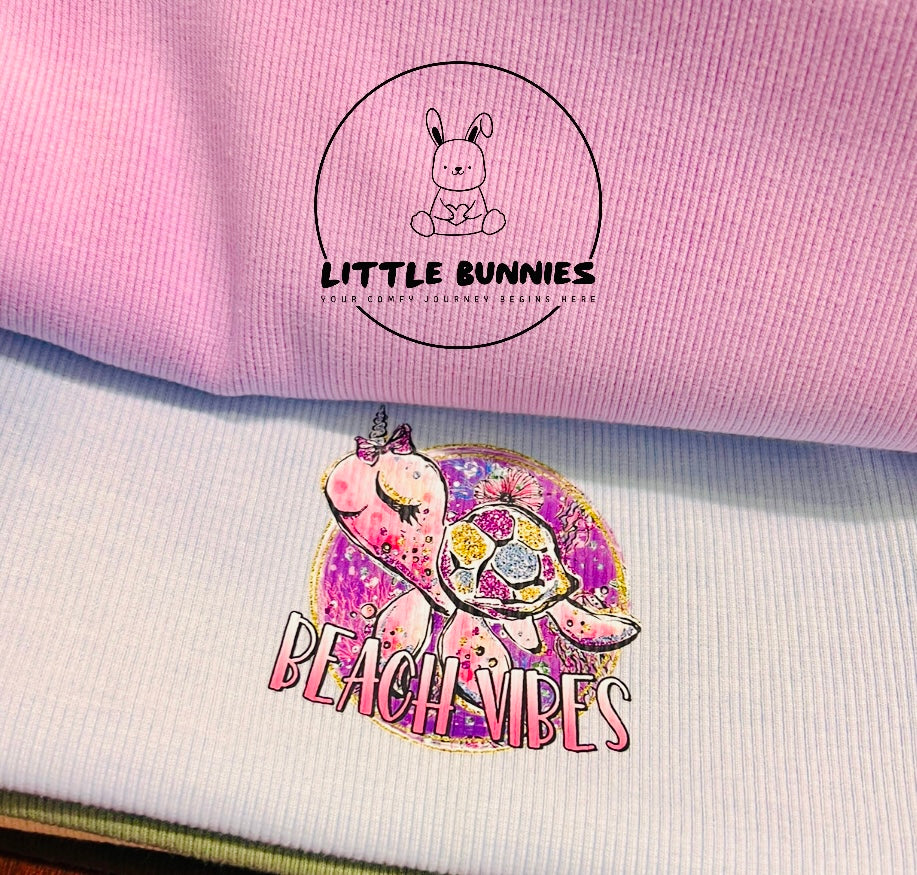 Cashmere Ribbed Cotton Girls T-shirt