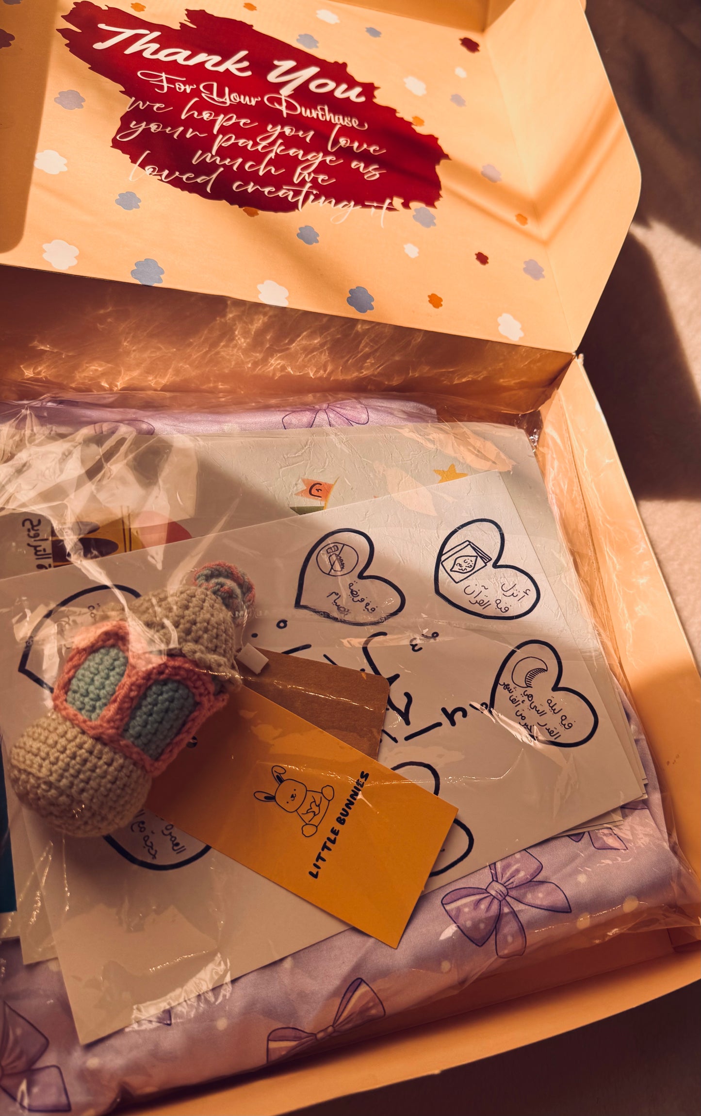 Hearts Satin Isdal Set Box