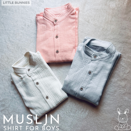 Muslin Summer Shirt for Boys