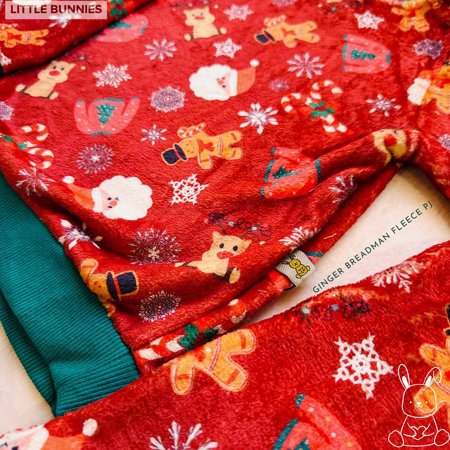 Ginger Breadman Fleece Pyjama