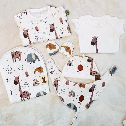 Giraffe & Animals Hospital 6 Pieces Set